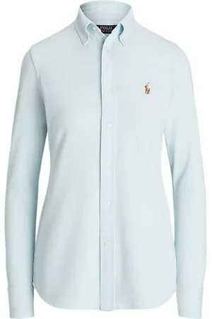 Ralph Lauren Bluser & Skjorter, Dame, Blå, S, Afslappet Skjorte