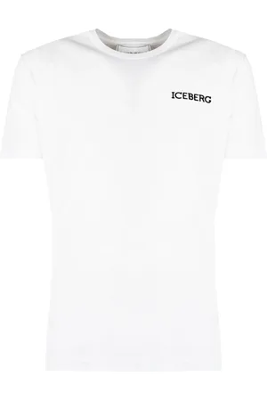 Iceberg Top, Herre, Hvid, L, Bomuld, Klassisk T-shirt