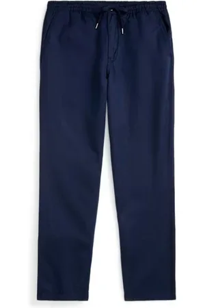 Ralph Lauren Bukser, Herre, Blå, L, Uld, Stilfulde bukser til mænd