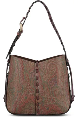Etro Taske, Dame, Rød, ONE SIZE, Uld, Paisley-mønster Justerbar håndtag Taske