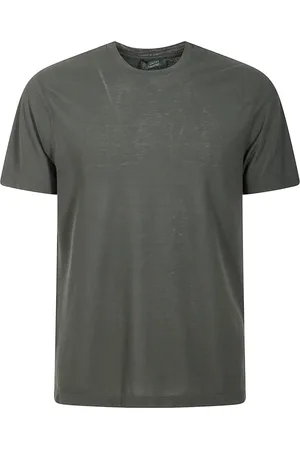 ZANONE Top, Herre, Grøn, L, Bomuld, Bomuld T-shirt med korte ærmer