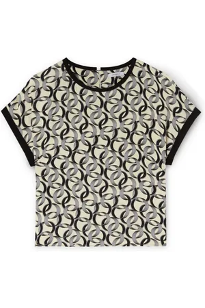 Motivi Bluser & Skjorter, Dame, Flerfarvet, S, Polyester, Kimono bluse med striber