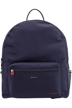 Kiton Taske, Herre, Blå, ONE SIZE, Uld, Stilfuld rygsæk med slidstærke materialer