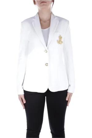 Ralph Lauren Jakke, Dame, Hvid, L, Polyester, Blazers