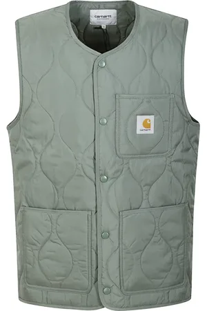 Carhartt Jakke, Herre, Grøn, S, Uld, Vest af teknisk stof mod vejr