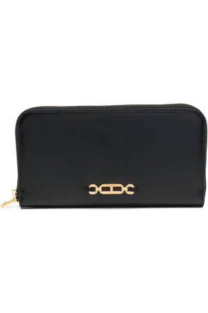 Tom Ford Tilbehør, Dame, Sort, ONE SIZE, Pung med logo-plade