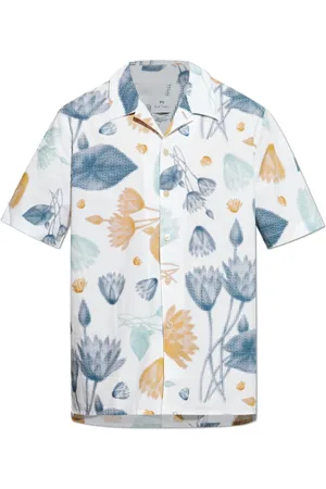 Paul Smith Skjorte, Herre, Hvid, L, Bomuld, Skjorte med print