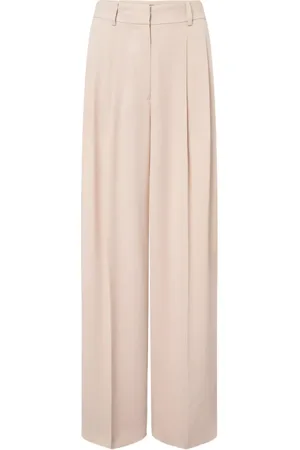 Windsor Bukser, Dame, , M, Ecru Crepe Bukser