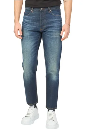 HUGO BOSS Jeans, Herre, Blå, W31, Denim, Slim Fit Denim Jeans