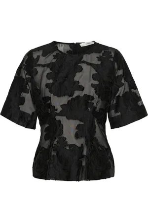 INWEAR Bluser & Skjorter, Dame, Sort, S, Bomuld, Elegant Sort Top