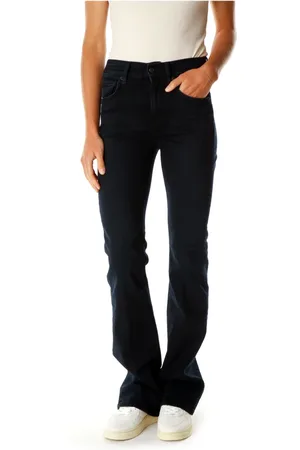 Drykorn Jeans, Dame, Blå, W25 L34, Denim, Højtaljede Flare Jeans