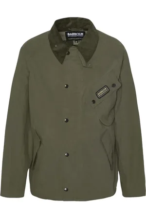 Barbour Jakke, Herre, Grøn, L, Bomuld, Casual A7 Pacemaster Jakke i Dusky