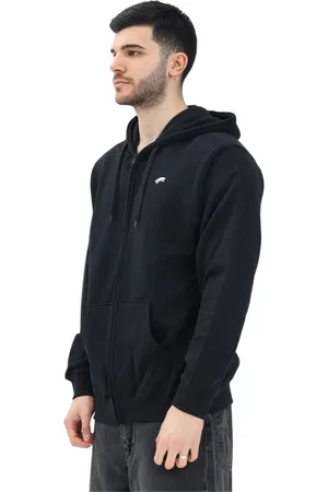 Vans Sweathshirts & Hoodies, Herre, Sort, XL, Bomuld, Sort Zip Sweater Salton Loose