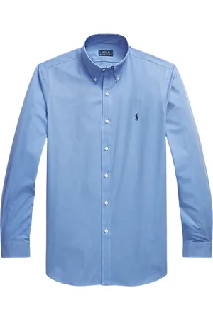 Ralph Lauren Skjorte, Herre, Blå, M, Bomuld, Casual Skjorte