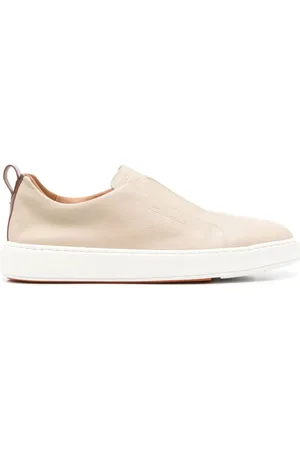 santoni Sko, Herre, Lyserød, 41 EU, Uld, Stilfulde Sneakers til Mænd