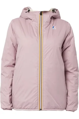 K-Way Jakke, Dame, Lyserød, 2XS, Uld, Logo Jakke