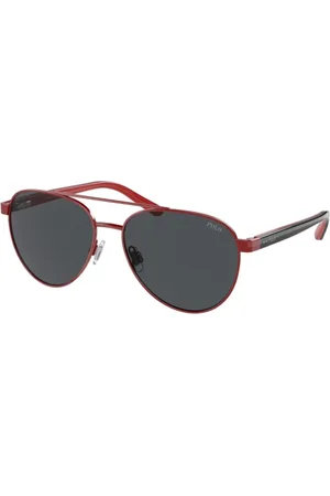 Ralph Lauren Tilbehør, Herre, Sort, 56 MM, Solbriller