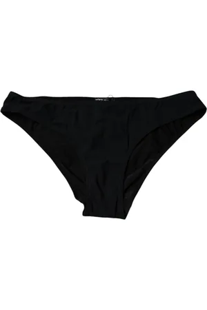 Dolce & Gabbana Undertøj, Dame, Sort, 2XS, Nylon, Luksuriøst Sort Stræk Trusseundertøj