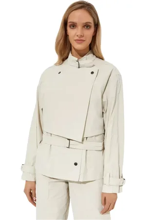 Isabel Marant Frakke, Dame, , S, Bomuld, Kort Trenchcoat