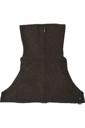 gustav Tilbehør, unisex, Brun, L, Uld, Brun Halsvarmer med Mohair Blanding
