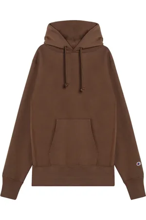 Champion Sweathshirts & Hoodies, Herre, Brun, XL, Uld, Hættetrøje