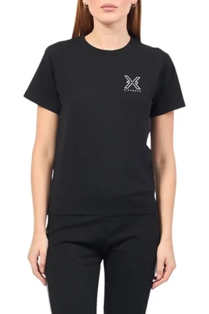 John Richmond Top, Dame, Sort, M, Bomuld, Logo T-shirt