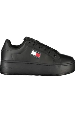 Tommy Hilfiger Sko, Dame, Sort, 36 EU, Polyester, Polyester Sneakers