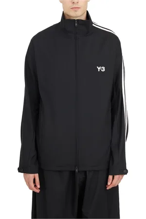 Y-3 Jakke, Herre, Sort, S, Stribet Track Sweatshirt