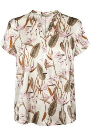 Philosophy Blues Original Bluser & Skjorter, Dame, Flerfarvet, M, Uld, Silke Blaine Top i Silkeblanding