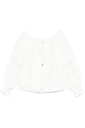 Liu Jo Bluser & Skjorter, Dame, Hvid, L, Bomuld, Hvid Bomuldsskjorte Elegant Stil