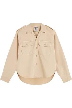 SEMICOUTURE Jakke, Dame, , M, Bomuld, Klassisk Bomuldsskjorte med Lommer