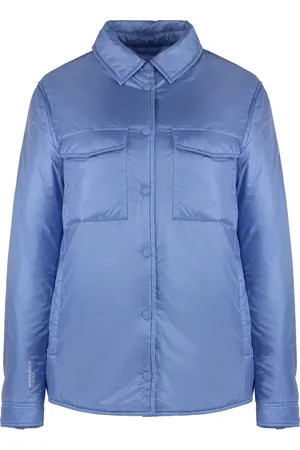 Woolrich Jakke, Dame, Blå, L, Nylon, Padded Nylon Overshirt
