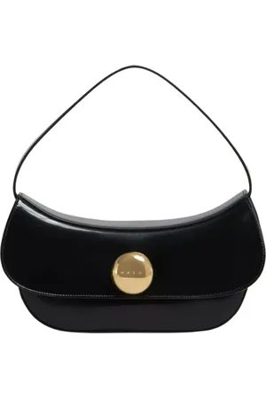 Marni Taske, Dame, Sort, ONE SIZE, Læder, Sort Læder Butterfly Taske