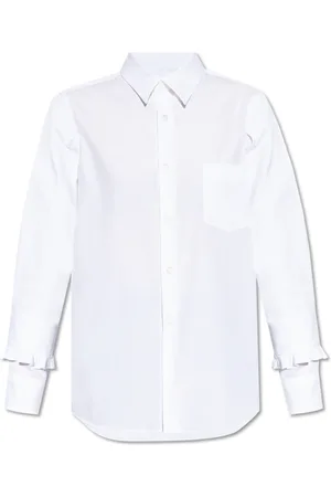 Comme des Garçons Bluser & Skjorter, Dame, Hvid, M, Bomuld, Skjorte med lomme