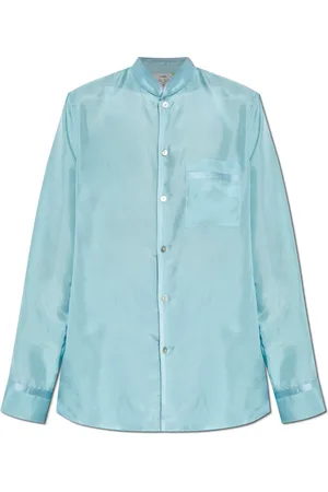 FORTE FORTE Bluser & Skjorter, Dame, Blå, XS, Uld, Silkeskjorte