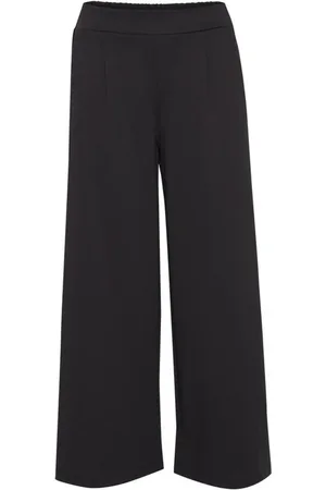Ichi Bukser, Dame, Sort, M, Polyester, Sorte Bootcut Bukser Efterår/Vinter Kollektion