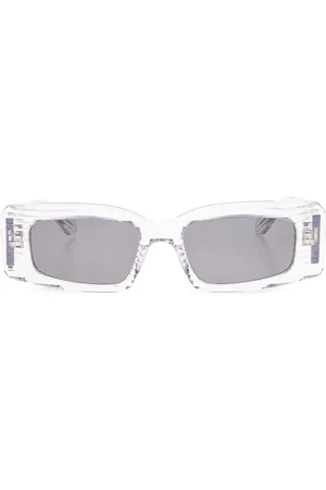 Alaïa Tilbehør, Dame, Hvid, 53 MM, Uld, Solbriller