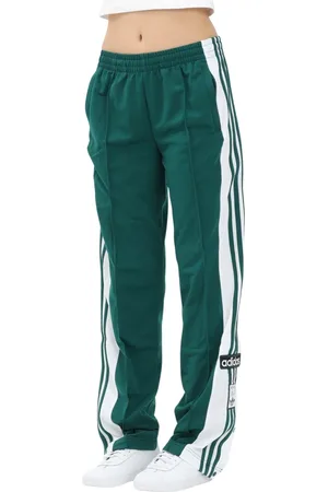 adidas Bukser, Dame, Grøn, XS, Uld, Sporty Grøn Snap Knapsbukser