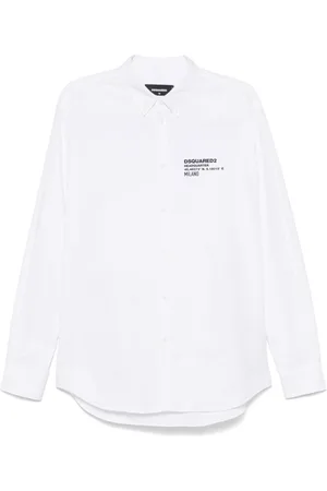 Dsquared2 Skjorte, Herre, Hvid, XS, Hvid Skjorte til Mænd