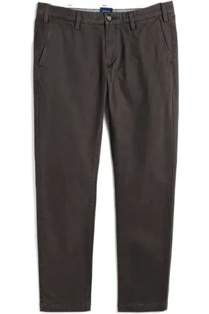 GANT Bukser, Herre, Grå, W40 L34, Bomuld, Chino Slim Fit Comfort Bukser