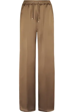 HERNO Bukser, Dame, Brun, XS, Uld, Brun Stilfulde Bukser