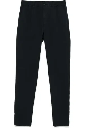 Incotex Bukser, Herre, Sort, W30, Bomuld, Marineblå Slim Fit Bomuld Bukser Lommer