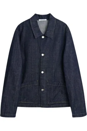 Sunflower Jakke, Herre, Blå, XL, Denim, Vintage denim arbejdsbeklædning jakke i skyllet
