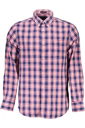 GANT Skjorte, Herre, Flerfarvet, S, Bomuld, Klassisk Blå Button-Down Skjorte