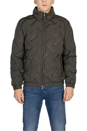 Antony Morato Jakke, Herre, Grøn, 2XL, Uld, Grøn Geometrisk Polstret Jakke