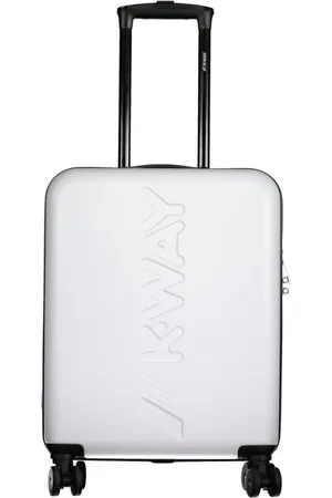 K-Way Kuffert, Dame, Hvid, ONE SIZE, Hvid Håndtaske med Policarbonat Materiale