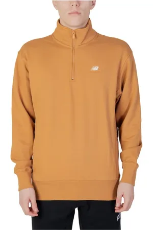 New Balance Sweathshirts & Hoodies, Herre, , 2XL, Bomuld, Brun Bomuldssweater Herre Efterår/Vinter Kollektion