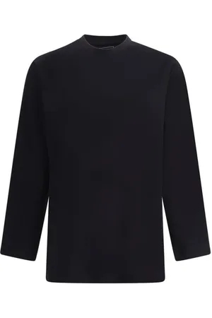 Y-3 Top, Herre, Sort, M, Bomuld, Maxi Print Langærmet Jersey