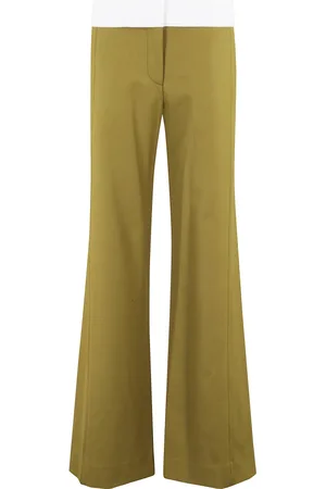 Victoria Beckham Bukser, Dame, Grøn, S, Panel Bukser
