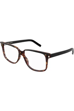 Saint Laurent Tilbehør, Herre, Brun, 58 MM, Klassiske Sorte Solbriller